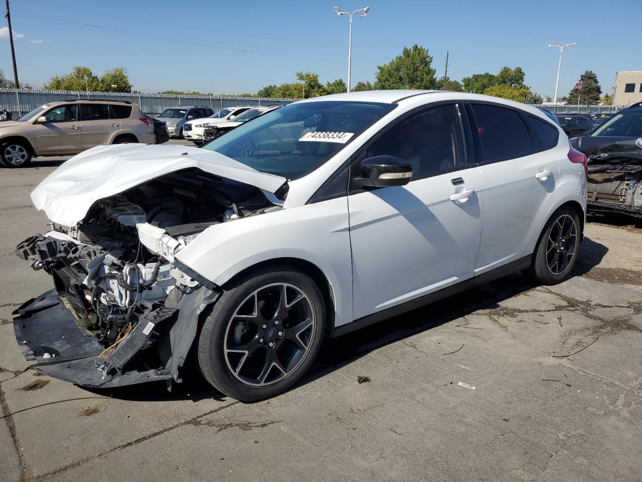 2014 Ford Focus Se VIN: 1FADP3K2XEL306034 Lot: 74338334