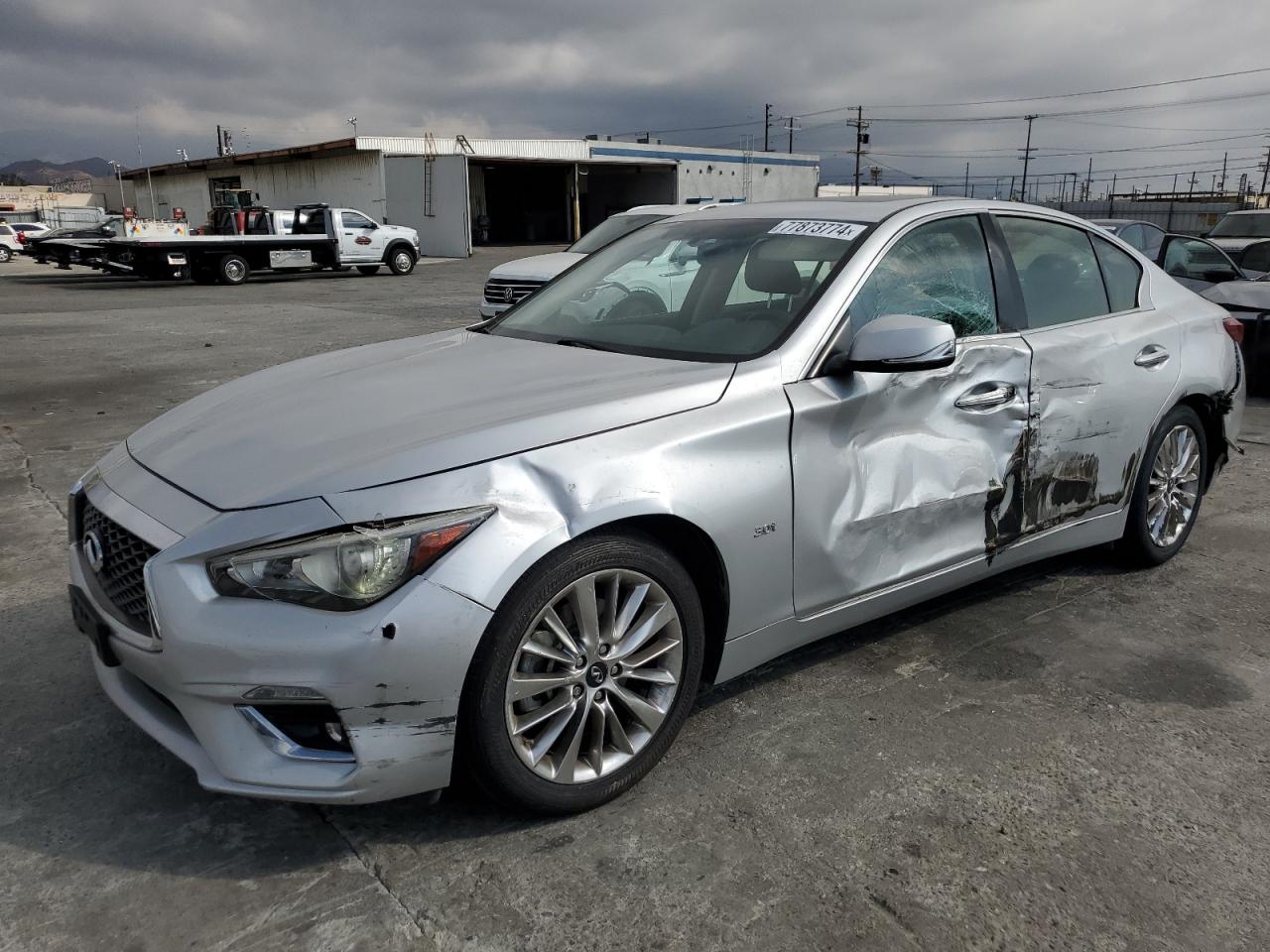 2019 Infiniti Q50 Luxe VIN: JN1EV7AP6KM517104 Lot: 77873774