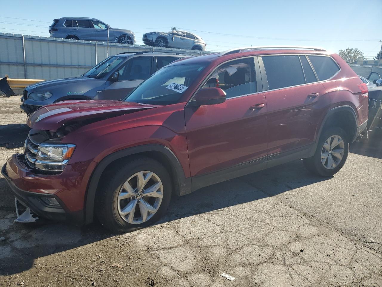 2018 Volkswagen Atlas Se VIN: 1V2LR2CA9JC518982 Lot: 75740084