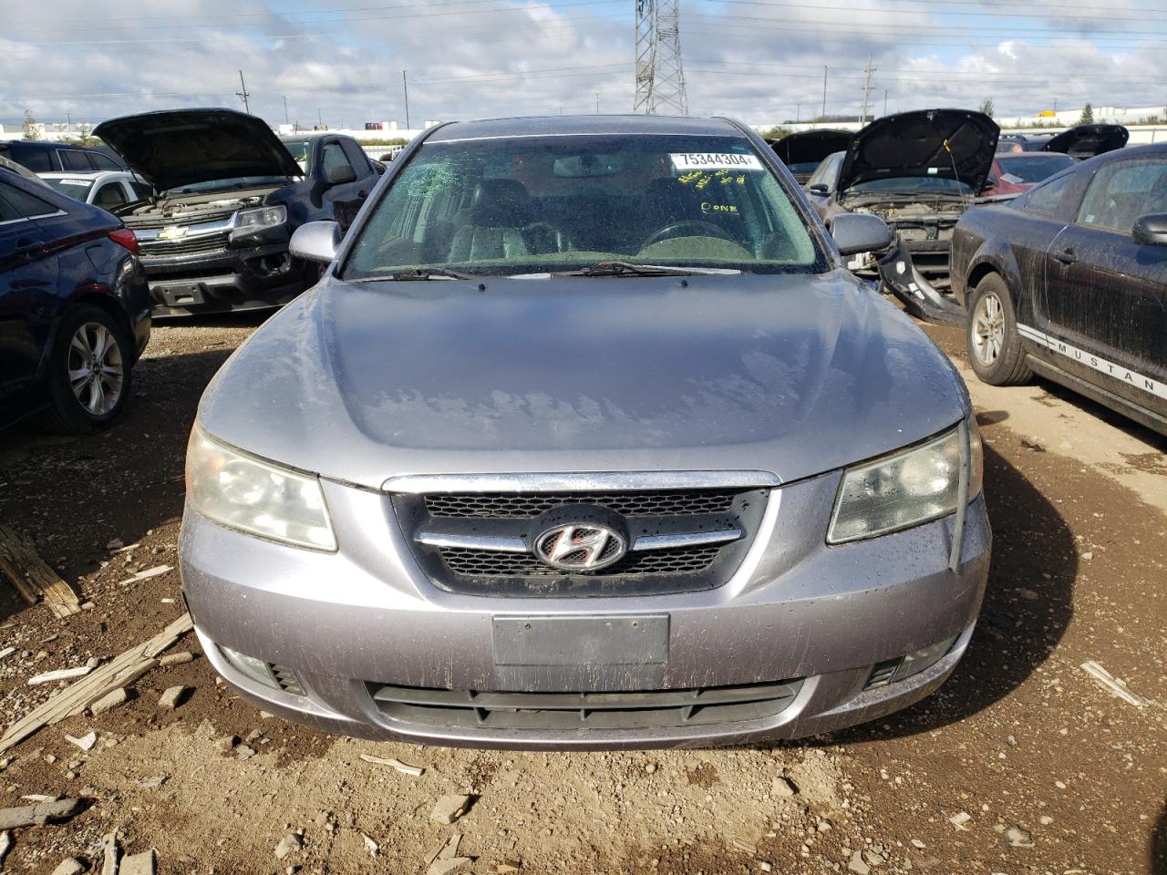 2008 Hyundai Sonata Se VIN: 5NPEU46C48H308905 Lot: 75344304