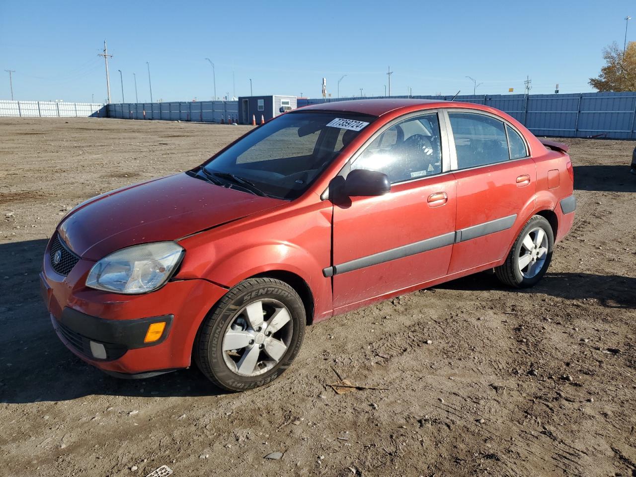 2008 Kia Rio Base VIN: KNADE123386335310 Lot: 77359724