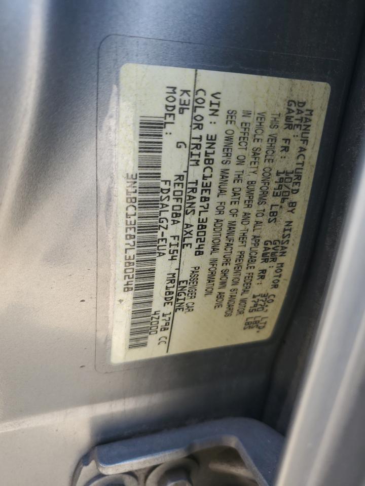 3N1BC13E87L380248 2007 Nissan Versa S