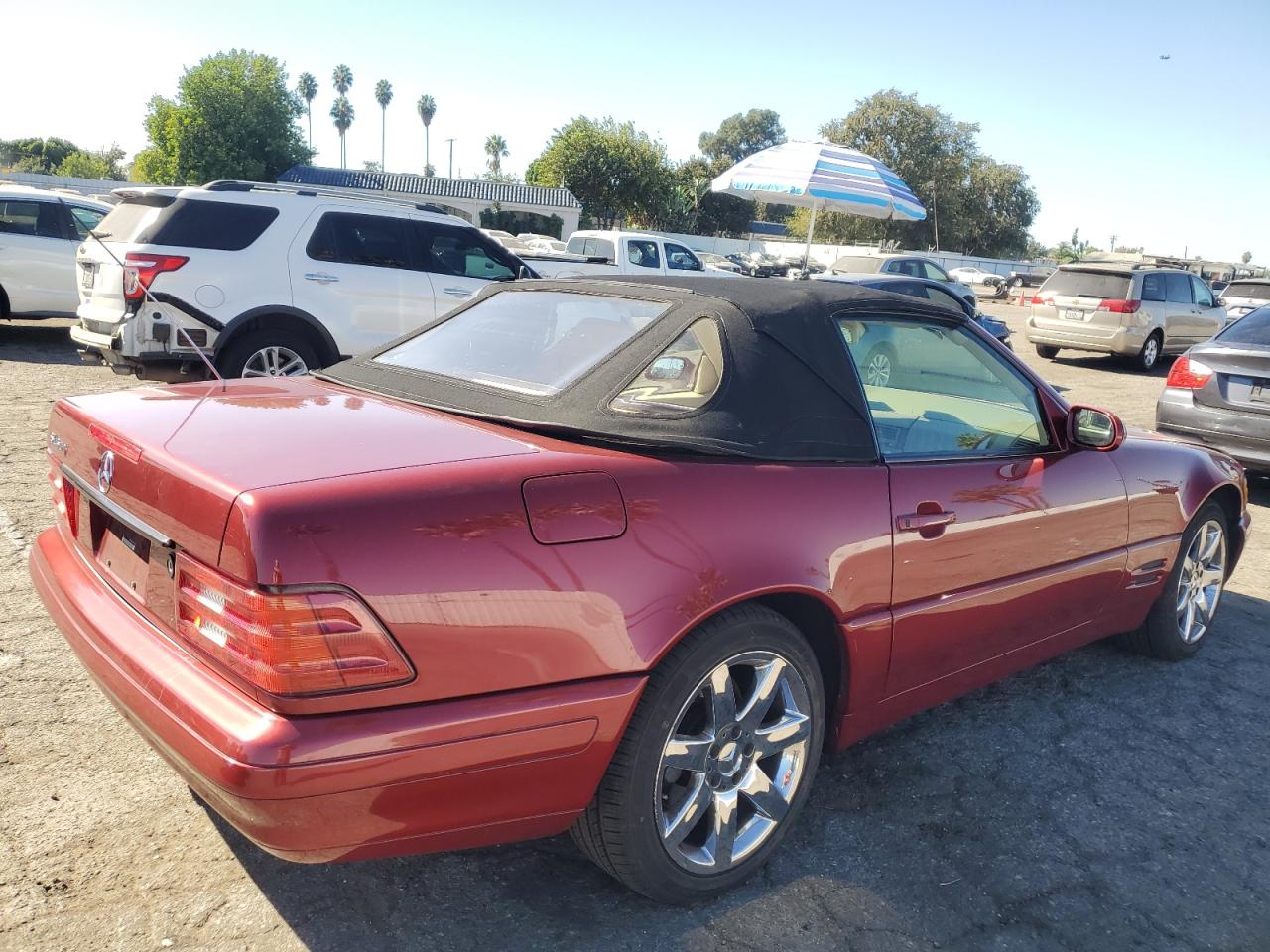 1999 Mercedes-Benz Sl 500 VIN: WDBFA68F3XF184908 Lot: 77165784