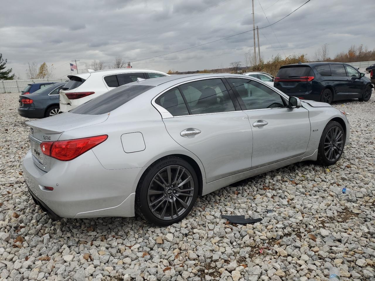 2016 Infiniti Q50 Red Sport 400 VIN: JN1FV7ARXGM451332 Lot: 78720134