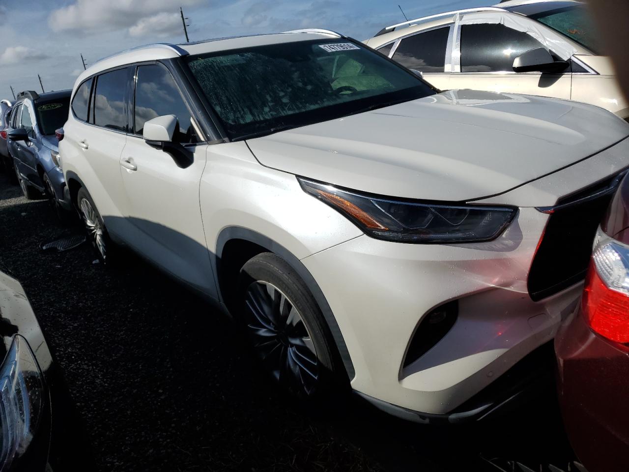 2021 Toyota Highlander Platinum VIN: 5TDFZRAH2MS040012 Lot: 74779514