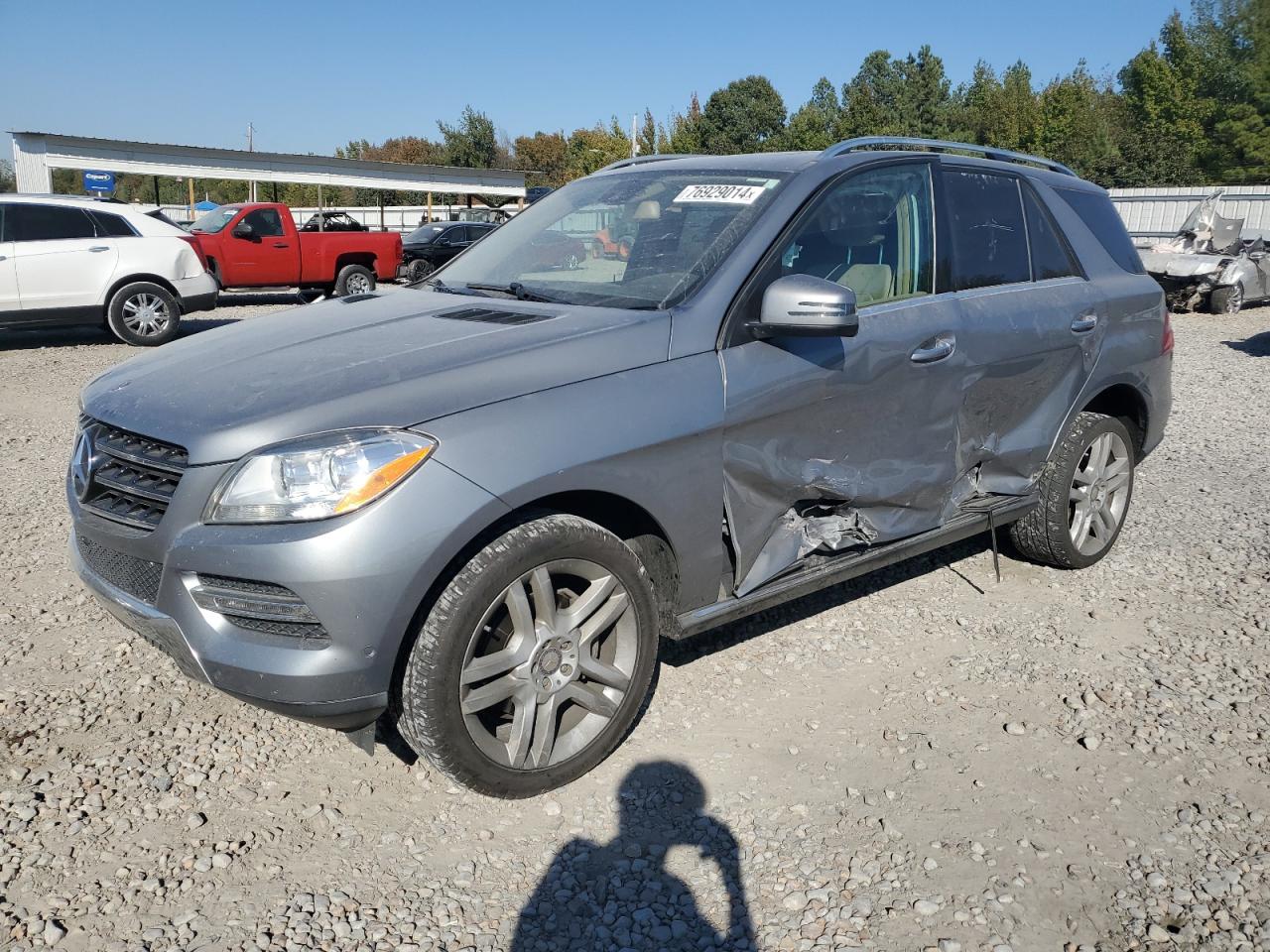 2015 Mercedes-Benz Ml 350 VIN: 4JGDA5JBXFA526808 Lot: 76929014