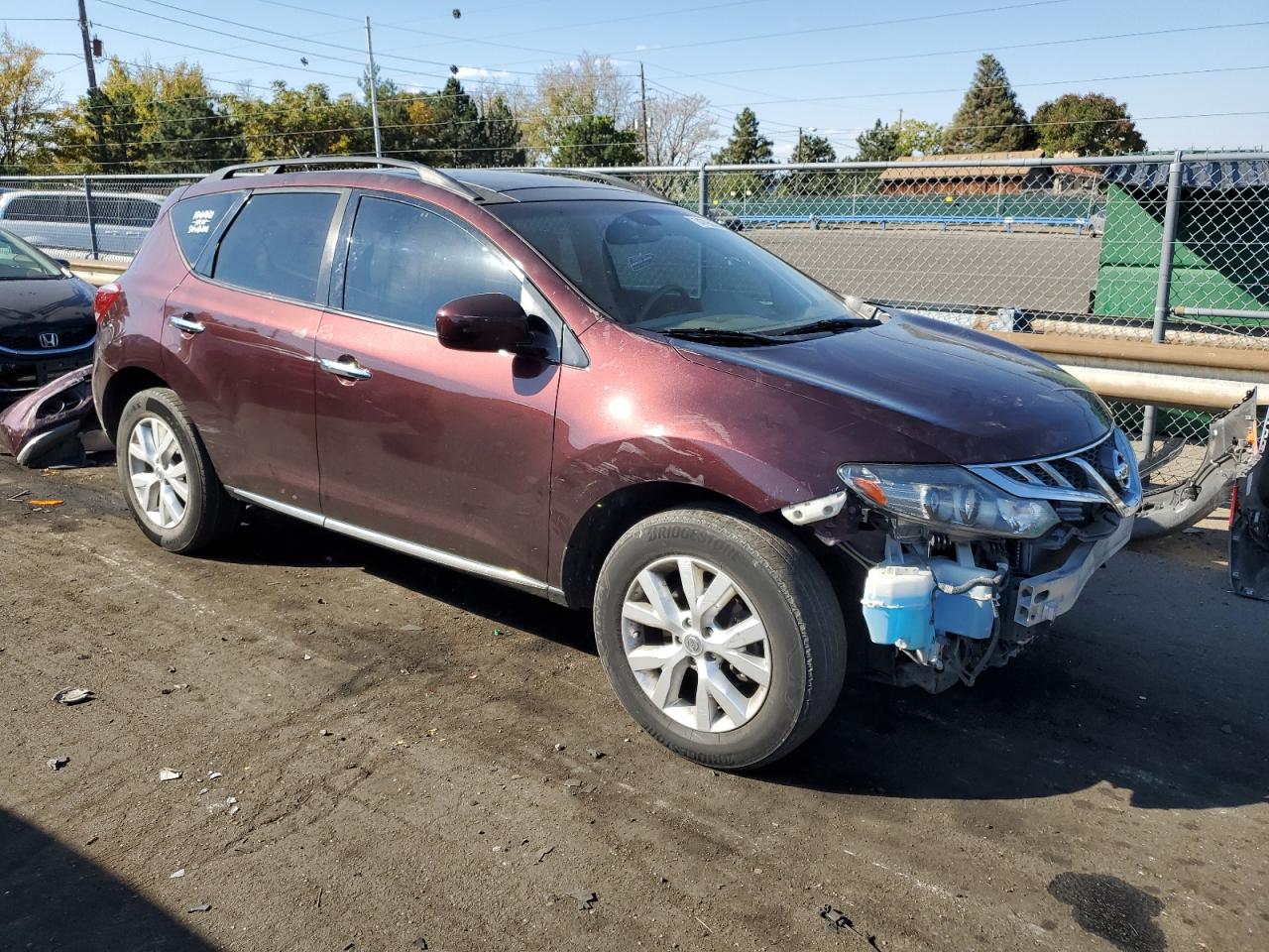 2014 Nissan Murano S VIN: JN8AZ1MU0EW400825 Lot: 74795674