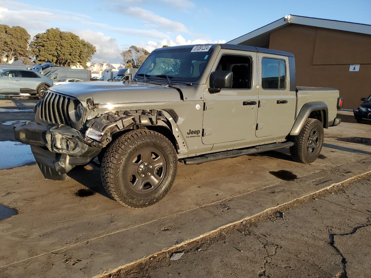 2020 Jeep Gladiator Sport VIN: 1C6HJTAG4LL210799 Lot: 81091224