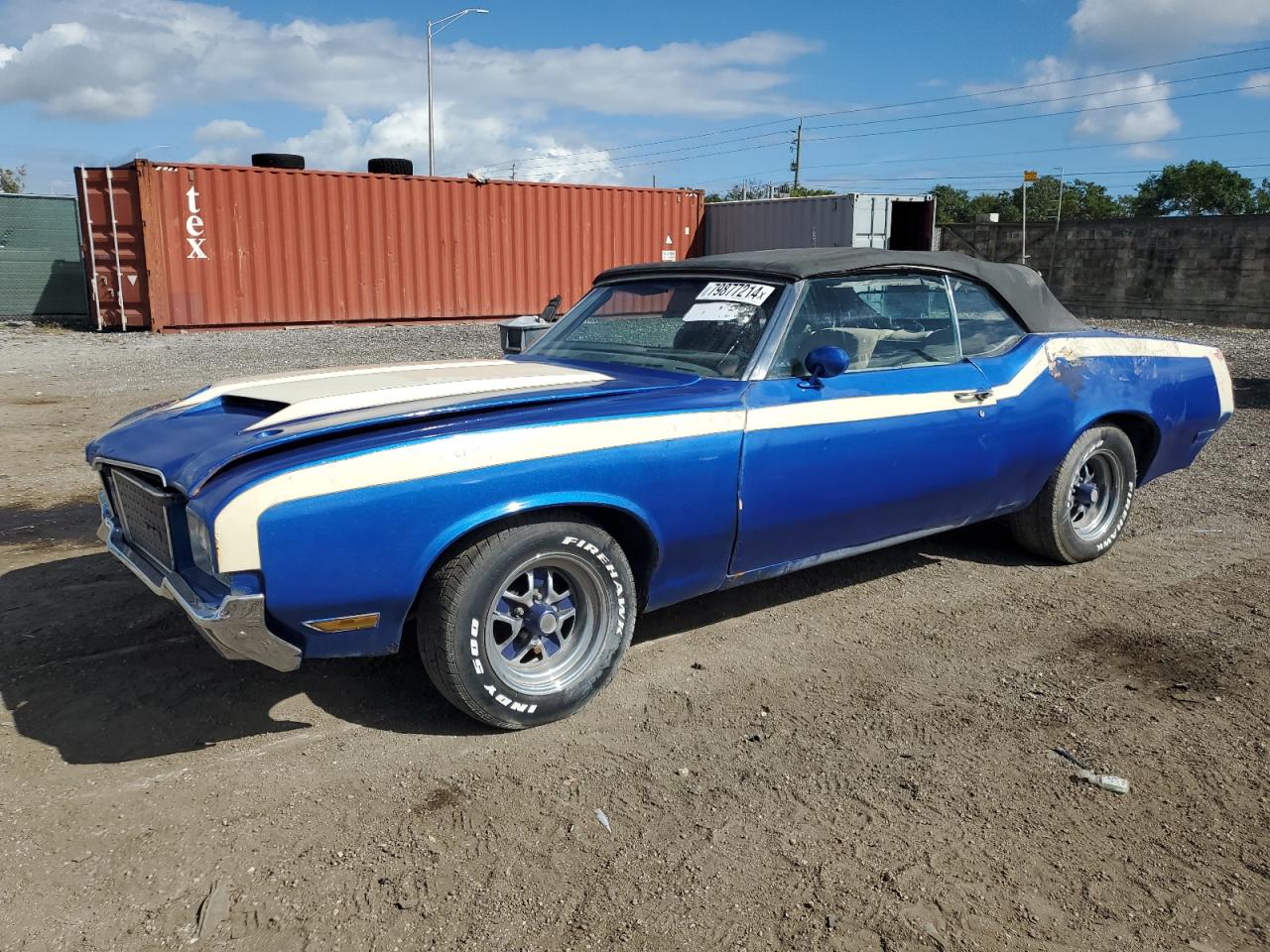 3J67K2M160111 1972 Oldsmobile Cutlass Su