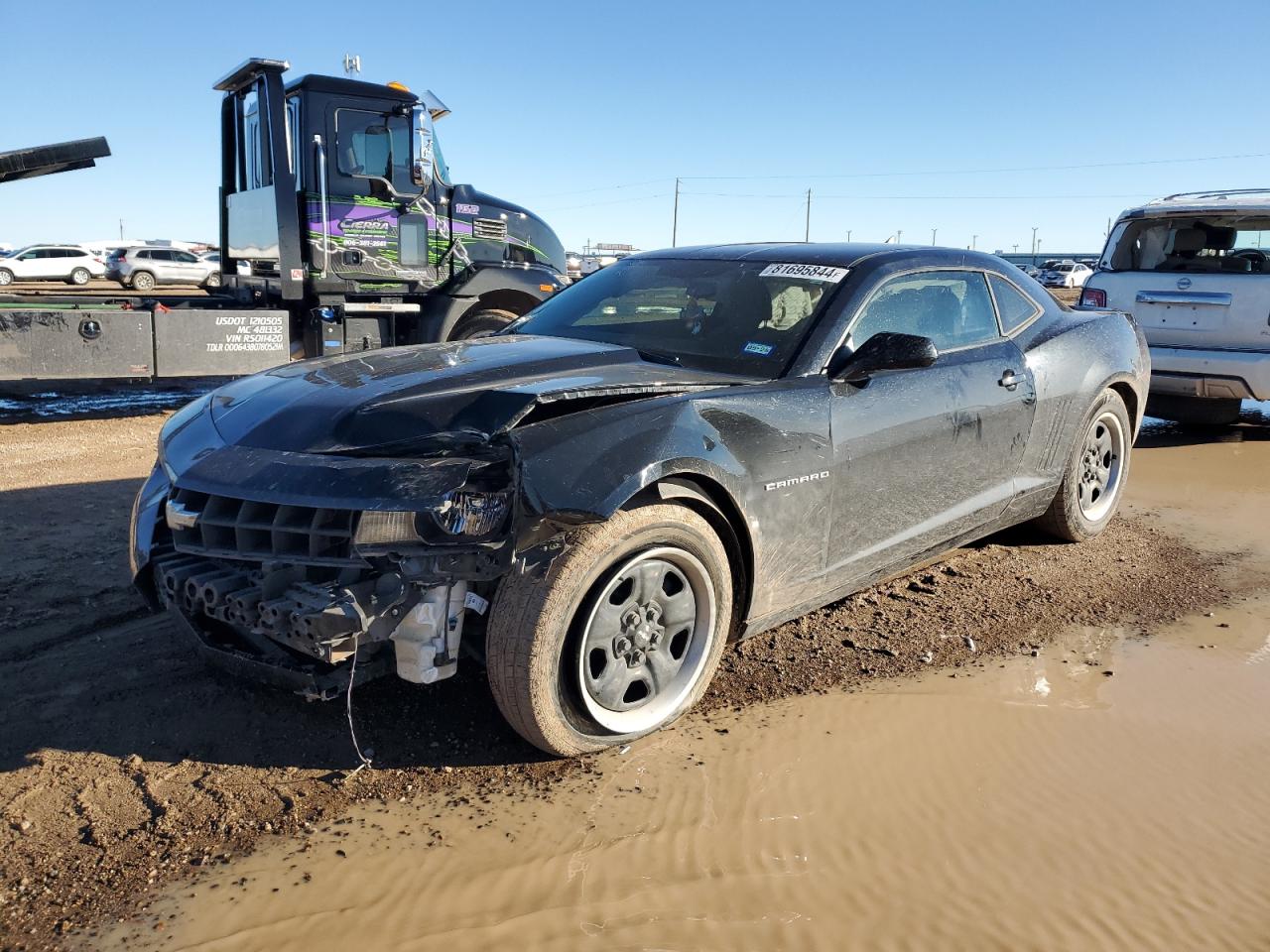 2013 Chevrolet Camaro Ls VIN: 2G1FA1E37D9137876 Lot: 81695844