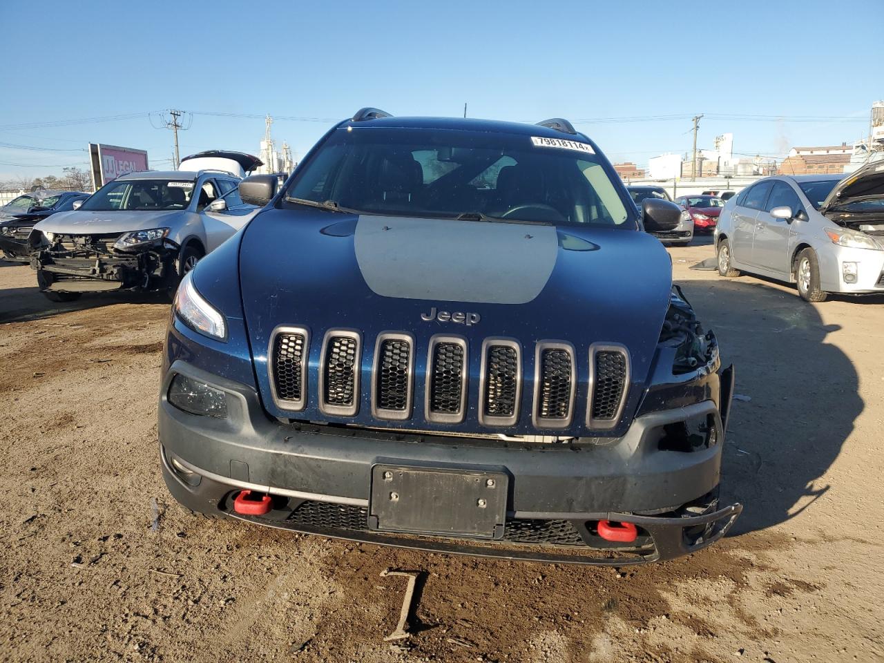 2018 Jeep Cherokee Trailhawk VIN: 1C4PJMBX6JD579745 Lot: 79818114