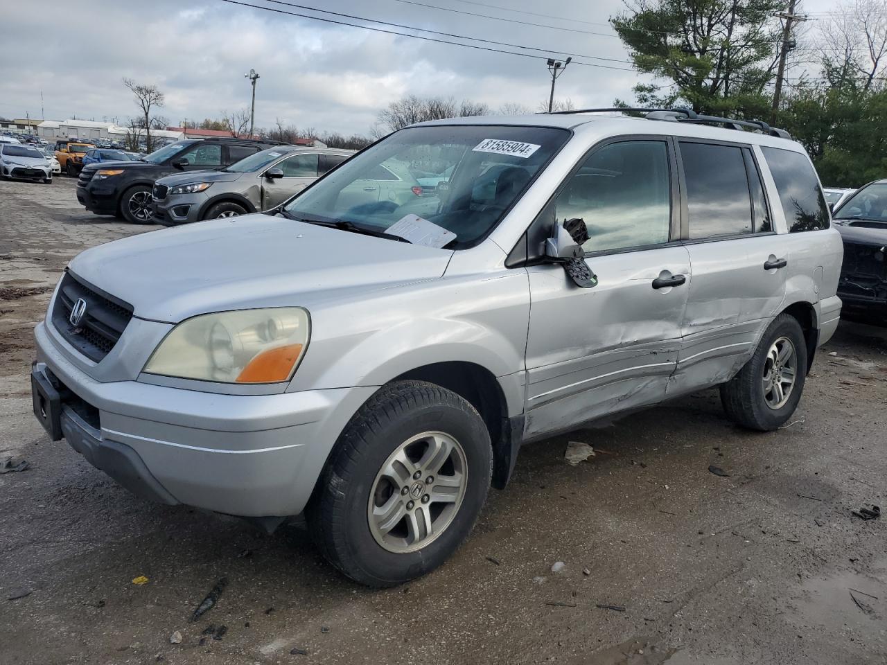 2004 Honda Pilot Exl VIN: 2HKYF18554H501689 Lot: 81585904