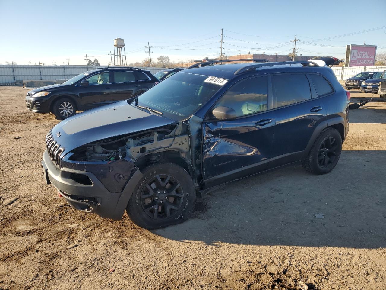 2018 Jeep Cherokee Trailhawk VIN: 1C4PJMBX6JD579745 Lot: 79818114