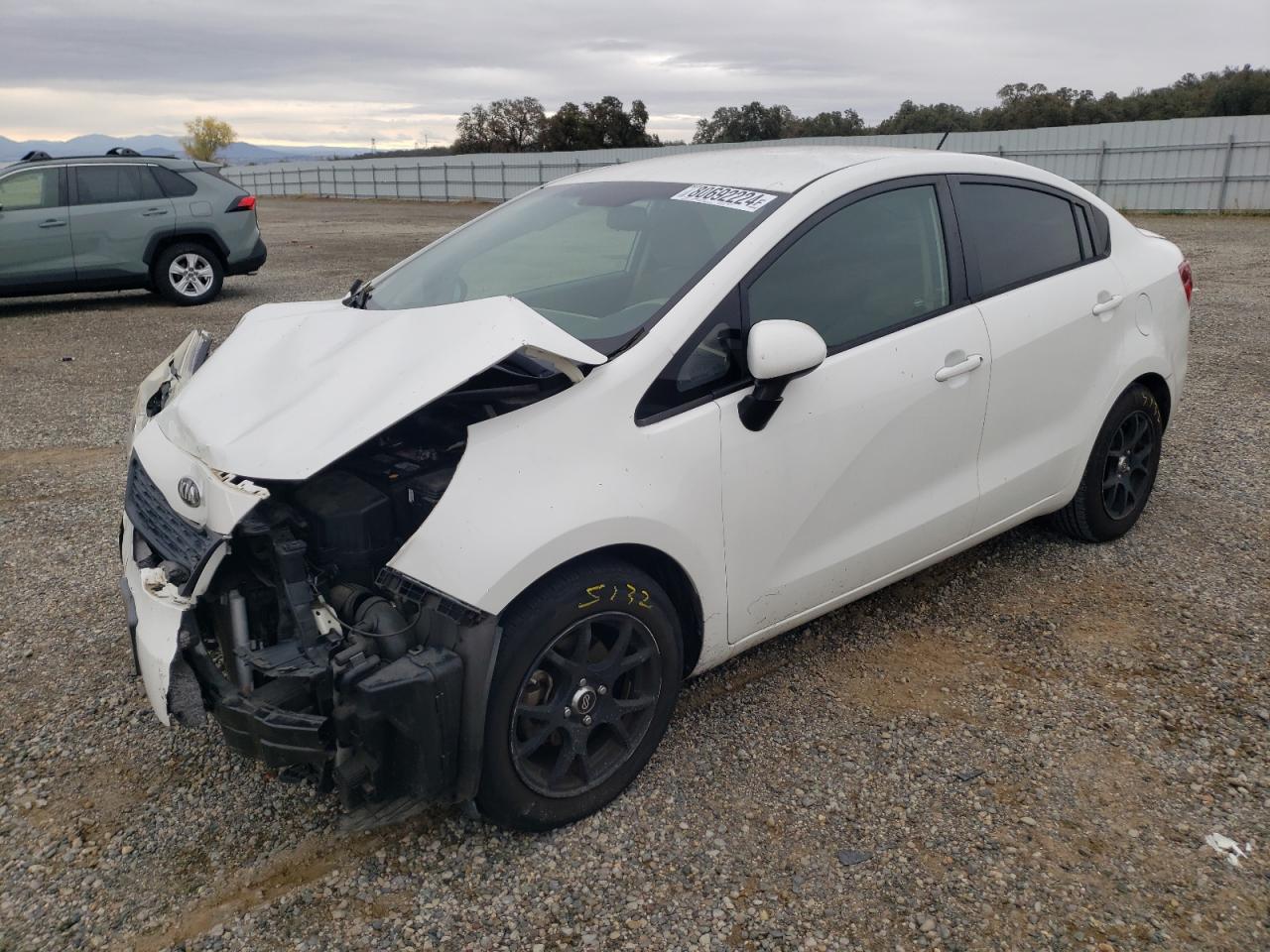 2014 Kia Rio Lx VIN: KNADM4A32E6394740 Lot: 80692224