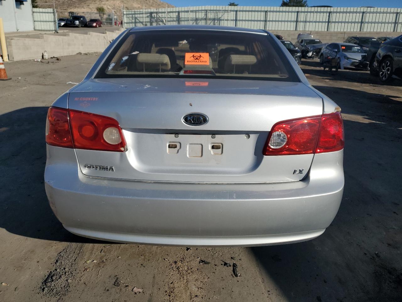 2008 Kia Optima Lx VIN: KNAGE123285252261 Lot: 80582294