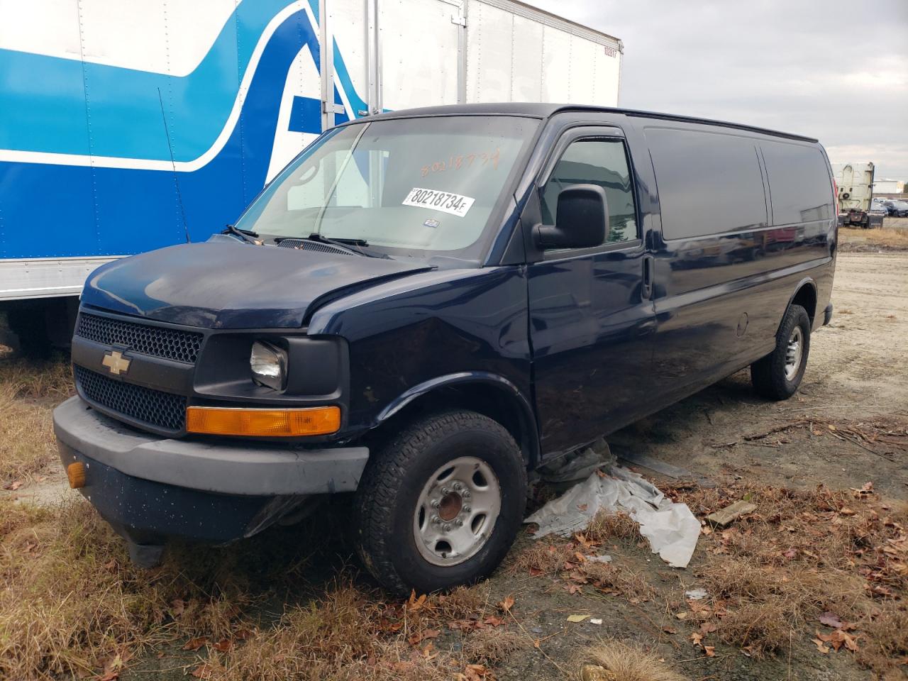 2013 Chevrolet Express G2500 VIN: 1GCWGGCG1D1107114 Lot: 80218734