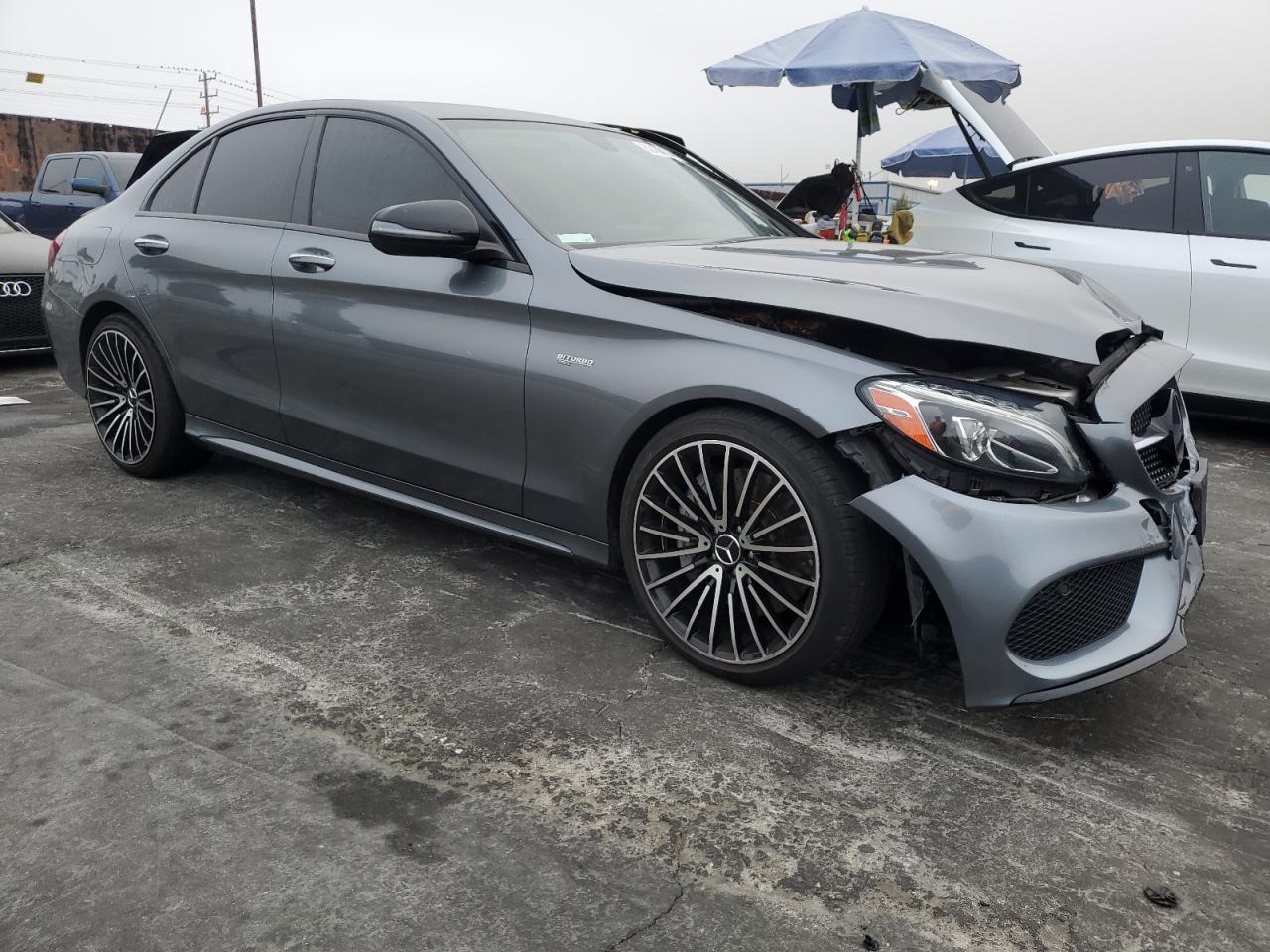 2017 Mercedes-Benz C 43 4Matic Amg VIN: 55SWF6EB0HU182686 Lot: 82450154