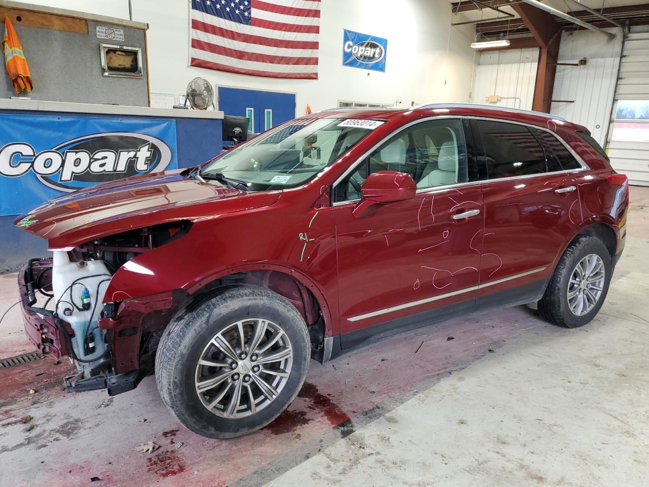 2017 Cadillac Xt5 Luxury VIN: 1GYKNDRS8HZ130437 Lot: 80963014