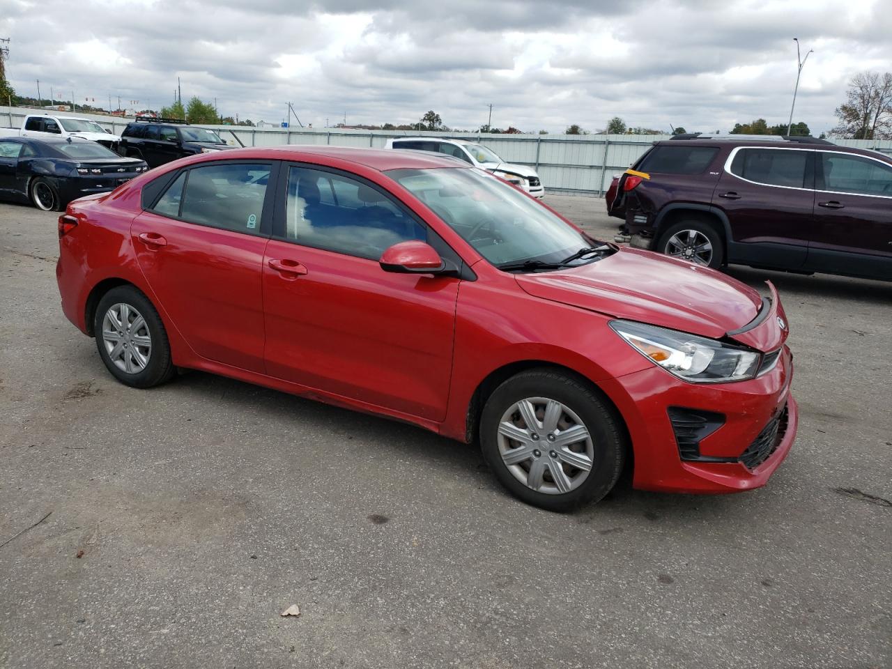 2021 Kia Rio Lx VIN: 3KPA24ADXME378265 Lot: 80035224