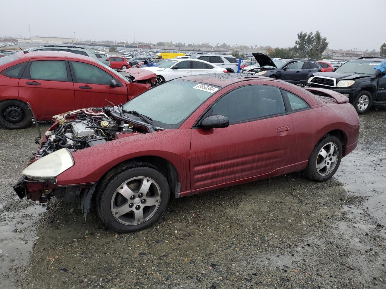 2003 Mitsubishi Eclipse Gs VIN: 4A3AC44G43E186463 Lot: 81650354