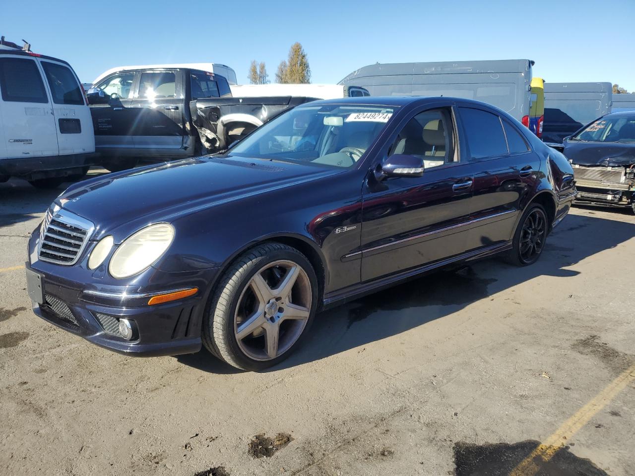 2007 Mercedes-Benz E 63 Amg VIN: WDBUF77X67B008192 Lot: 82449274