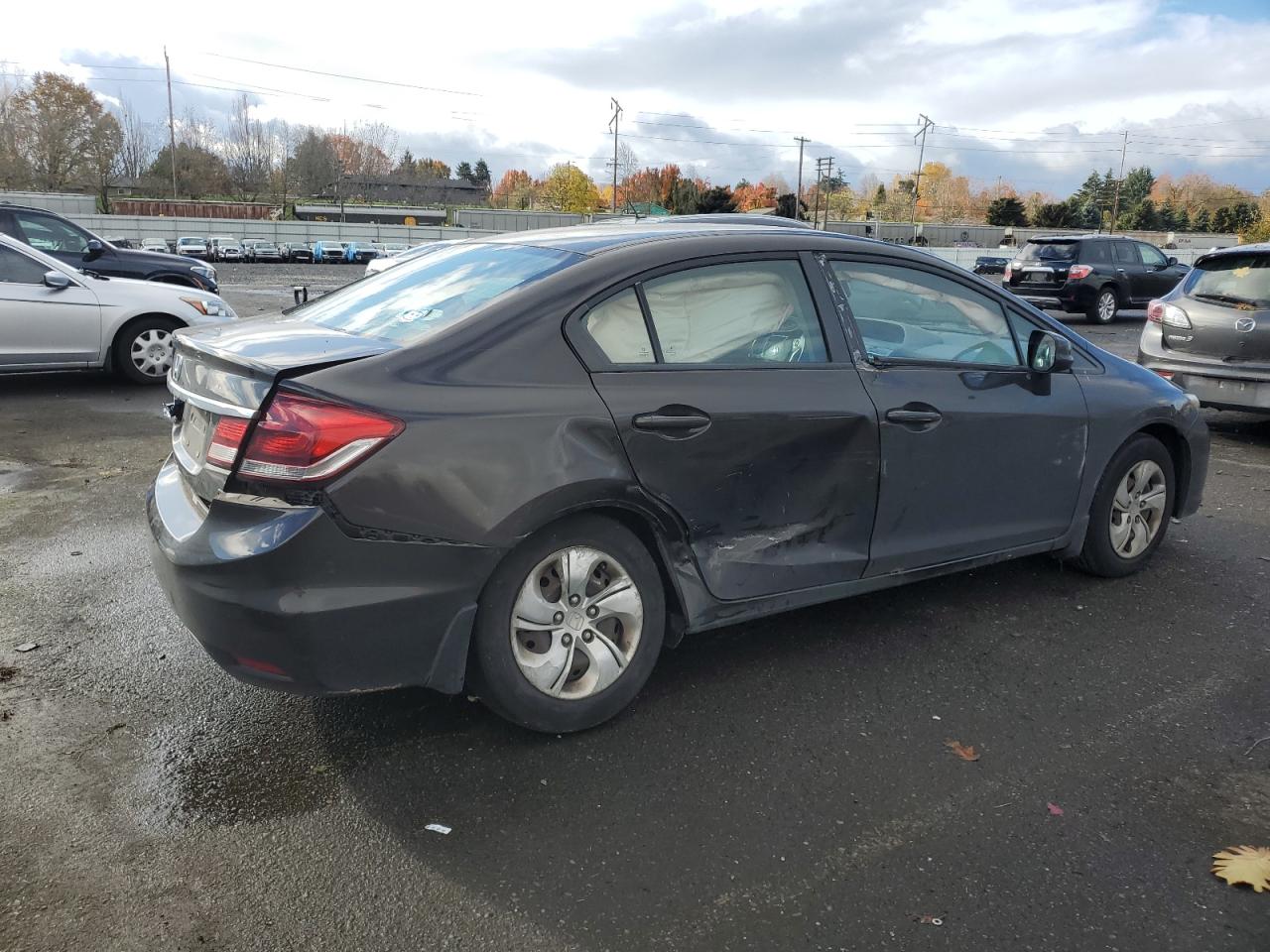 2013 Honda Civic Lx VIN: 2HGFB2F57DH560474 Lot: 81005584