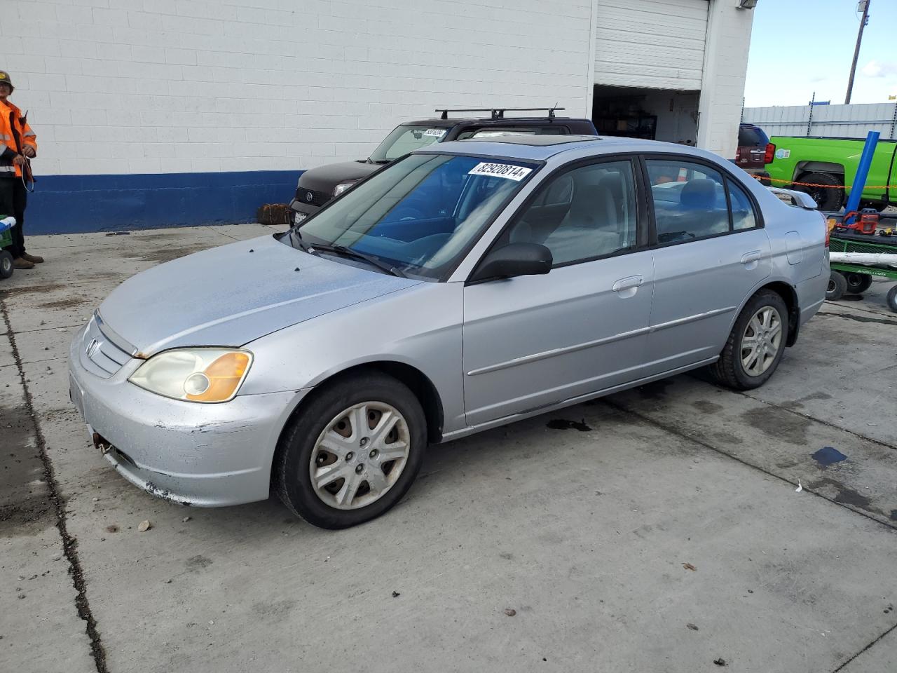 2003 Honda Civic Ex VIN: 2HGES25773H581435 Lot: 82920814