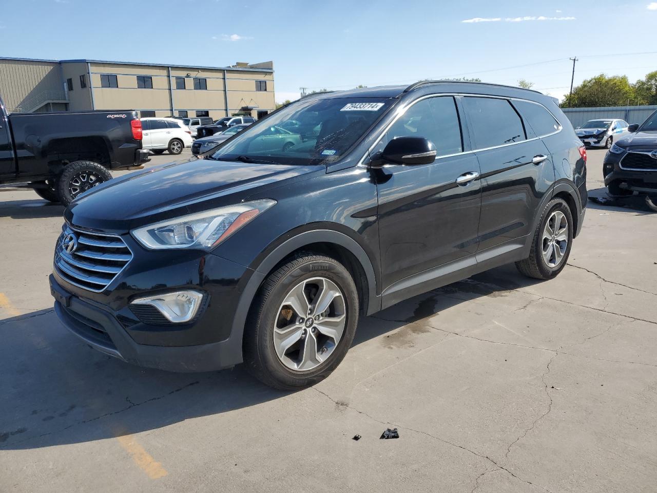 KM8SN4HF9EU053625 2014 Hyundai Santa Fe Gls