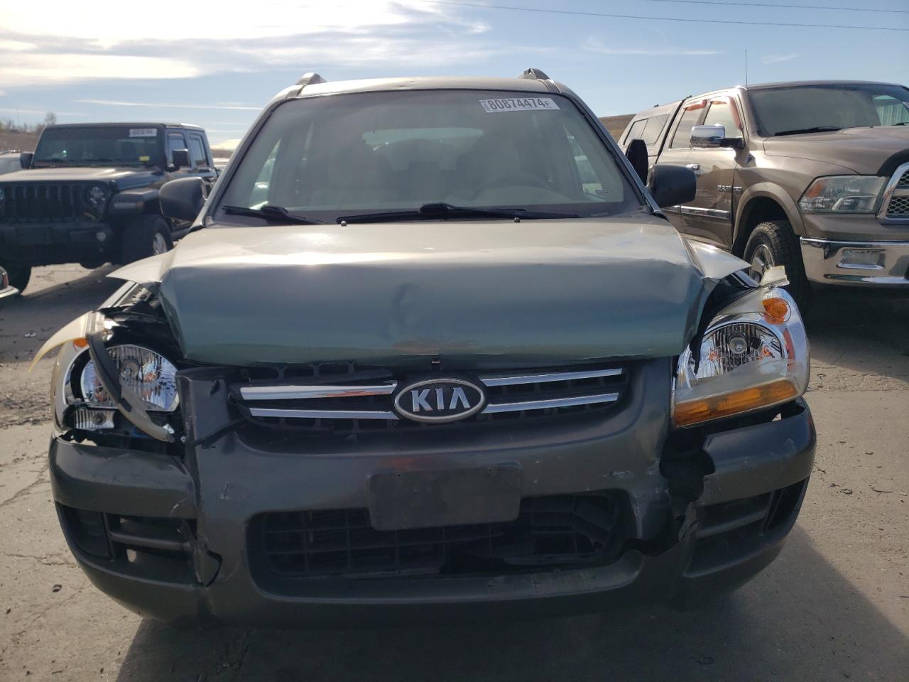 2007 Kia Sportage Lx VIN: KNDJE724X77397460 Lot: 80874474