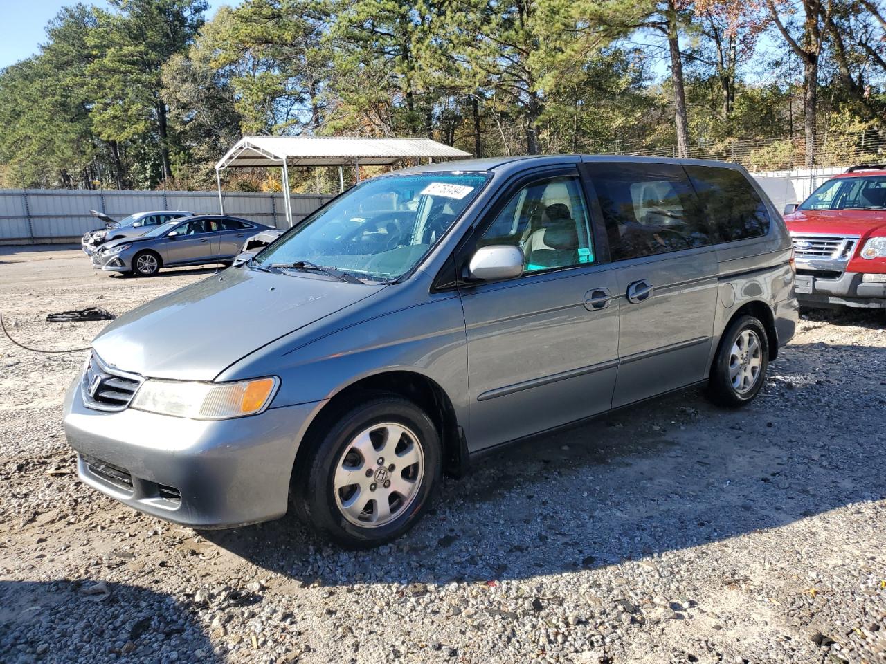 2002 Honda Odyssey Exl VIN: 2HKRL18952H507103 Lot: 81753494