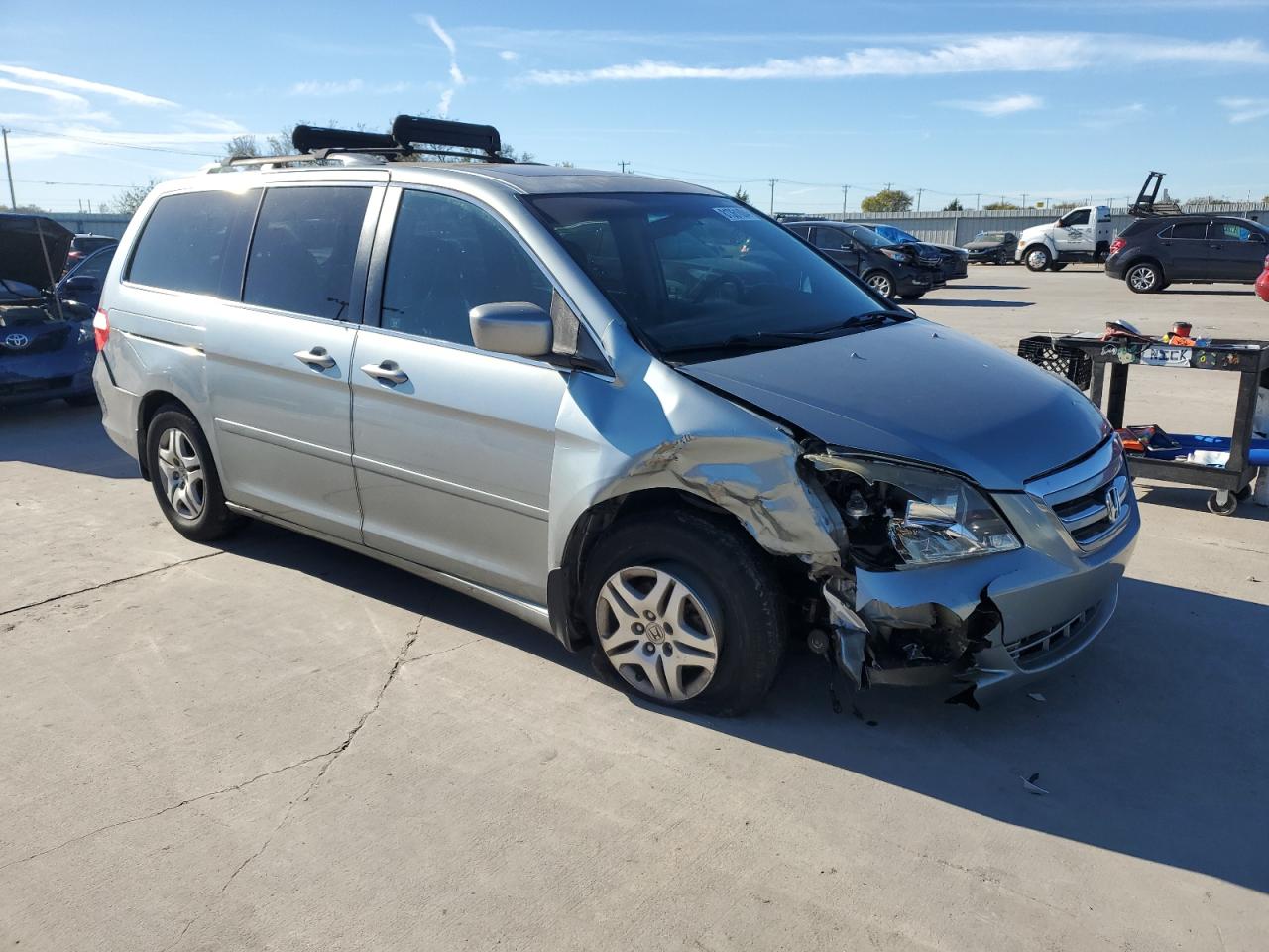 2007 Honda Odyssey Exl VIN: 5FNRL38797B122501 Lot: 81361804