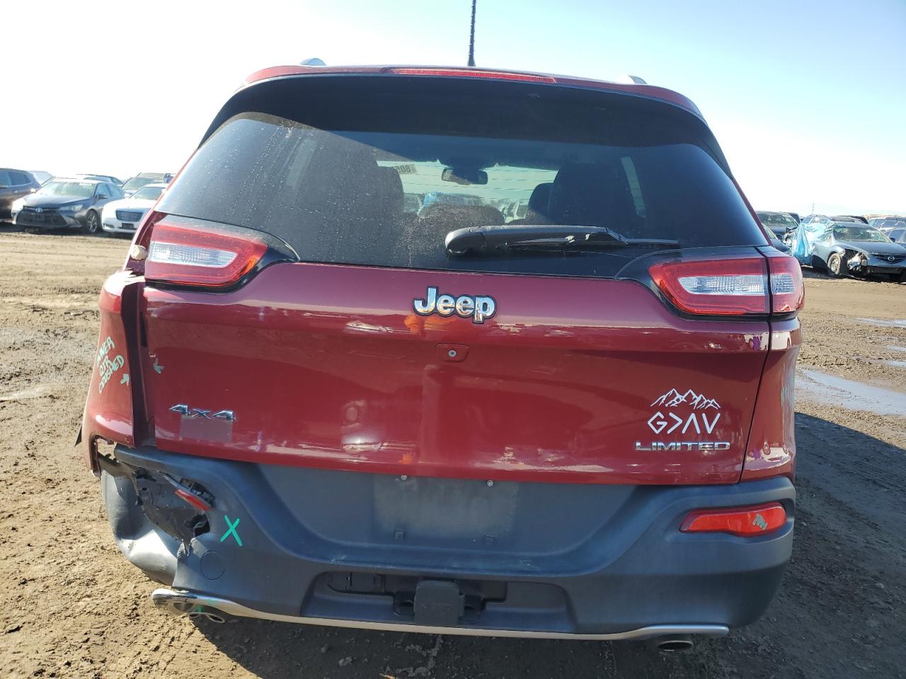 2014 Jeep Cherokee Limited VIN: 1C4PJMDS4EW282100 Lot: 80558304