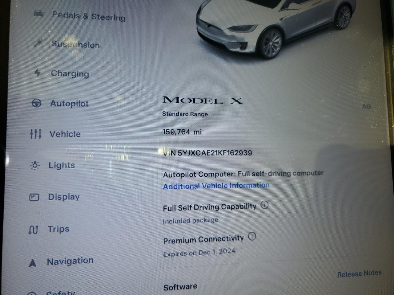 5YJXCAE21KF162939 2019 Tesla Model X