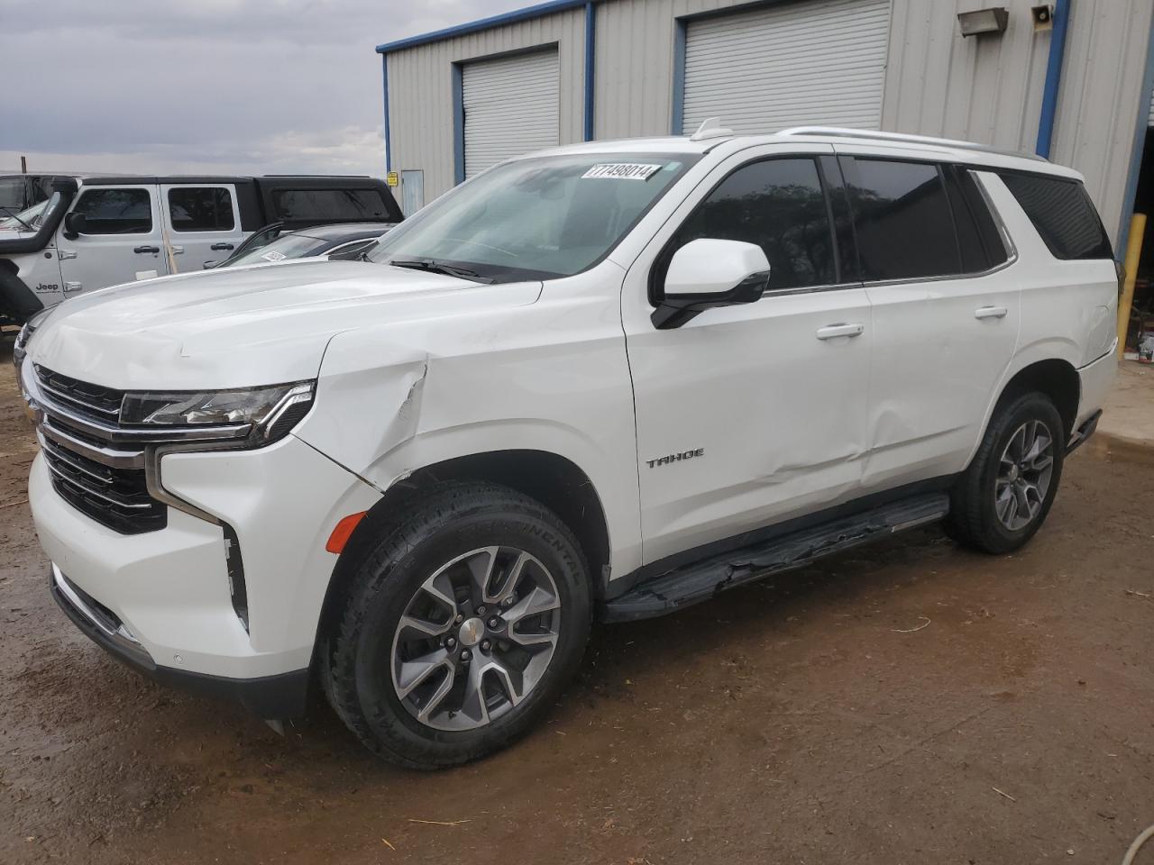 2022 Chevrolet Tahoe C1500 Lt VIN: 1GNSCNKD5NR114017 Lot: 77498014