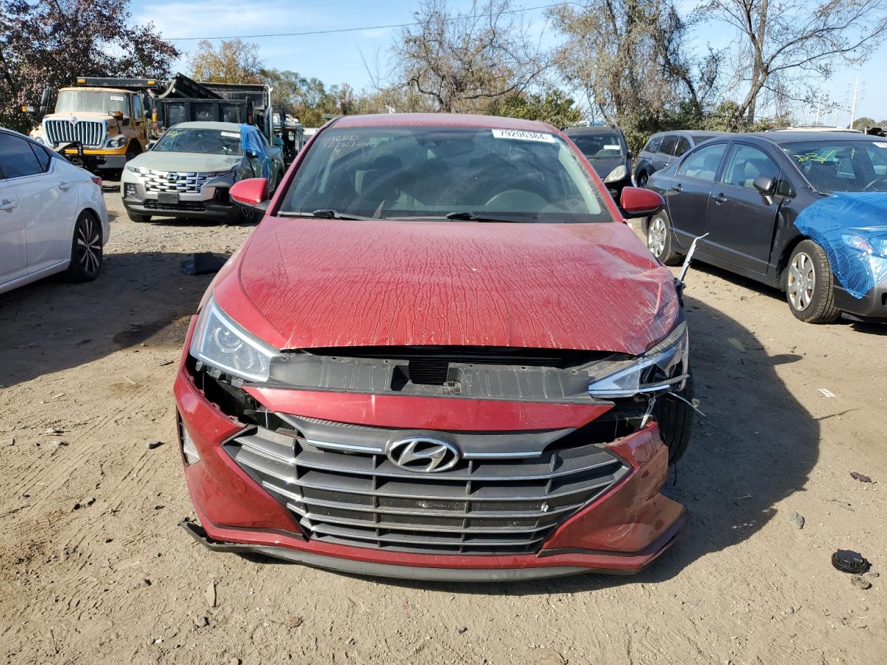 2019 Hyundai Elantra Sel VIN: KMHD84LF6KU880095 Lot: 79206384