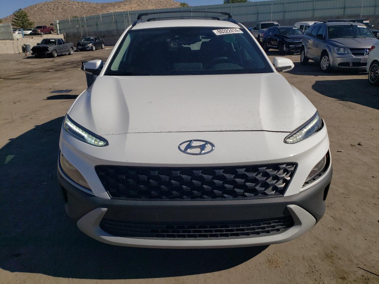 2022 Hyundai Kona Sel VIN: KM8K62AB4NU817633 Lot: 80322414