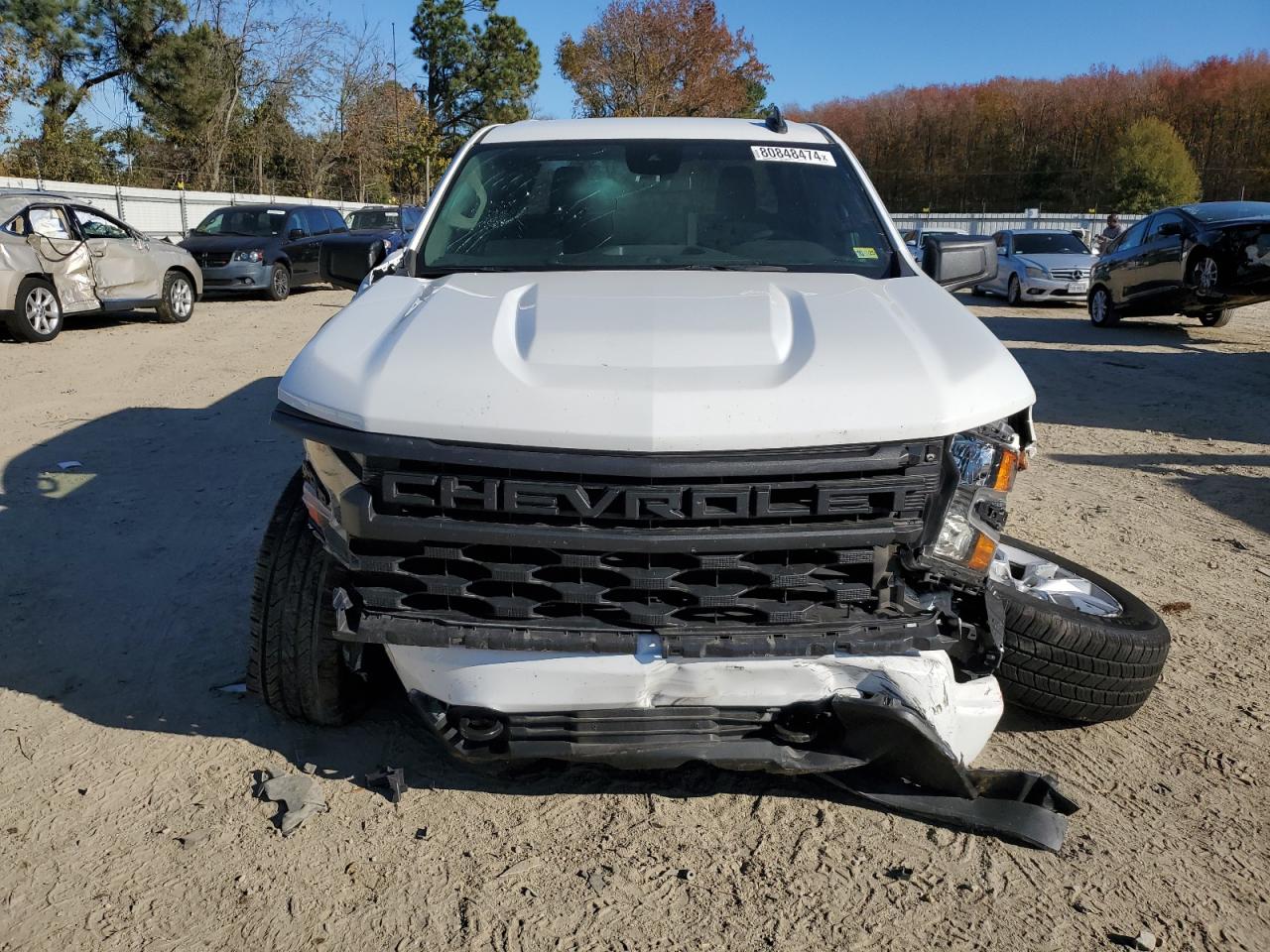 2022 Chevrolet Silverado K1500 Custom VIN: 1GCPDBEK1NZ545281 Lot: 80848474