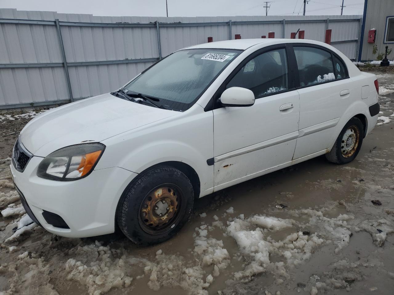 2010 Kia Rio Lx VIN: KNADH4A3XA6682813 Lot: 81695204