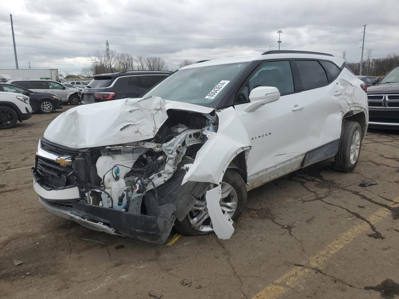 2022 Chevrolet Blazer 2Lt VIN: 3GNKBCR44NS215088 Lot: 80643014