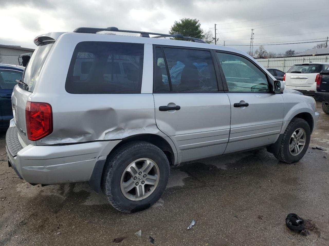 2004 Honda Pilot Exl VIN: 2HKYF18554H501689 Lot: 81585904