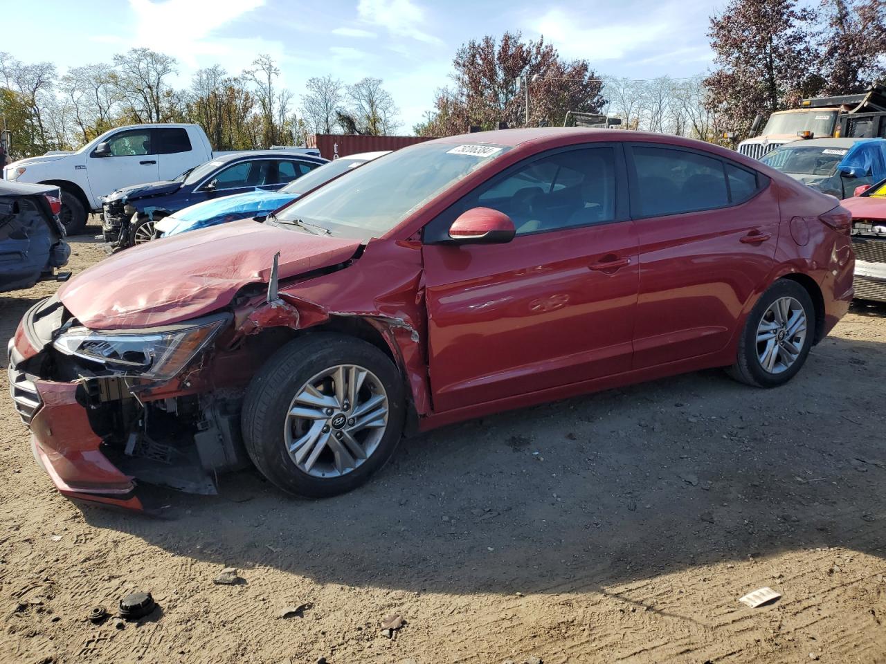 2019 Hyundai Elantra Sel VIN: KMHD84LF6KU880095 Lot: 79206384