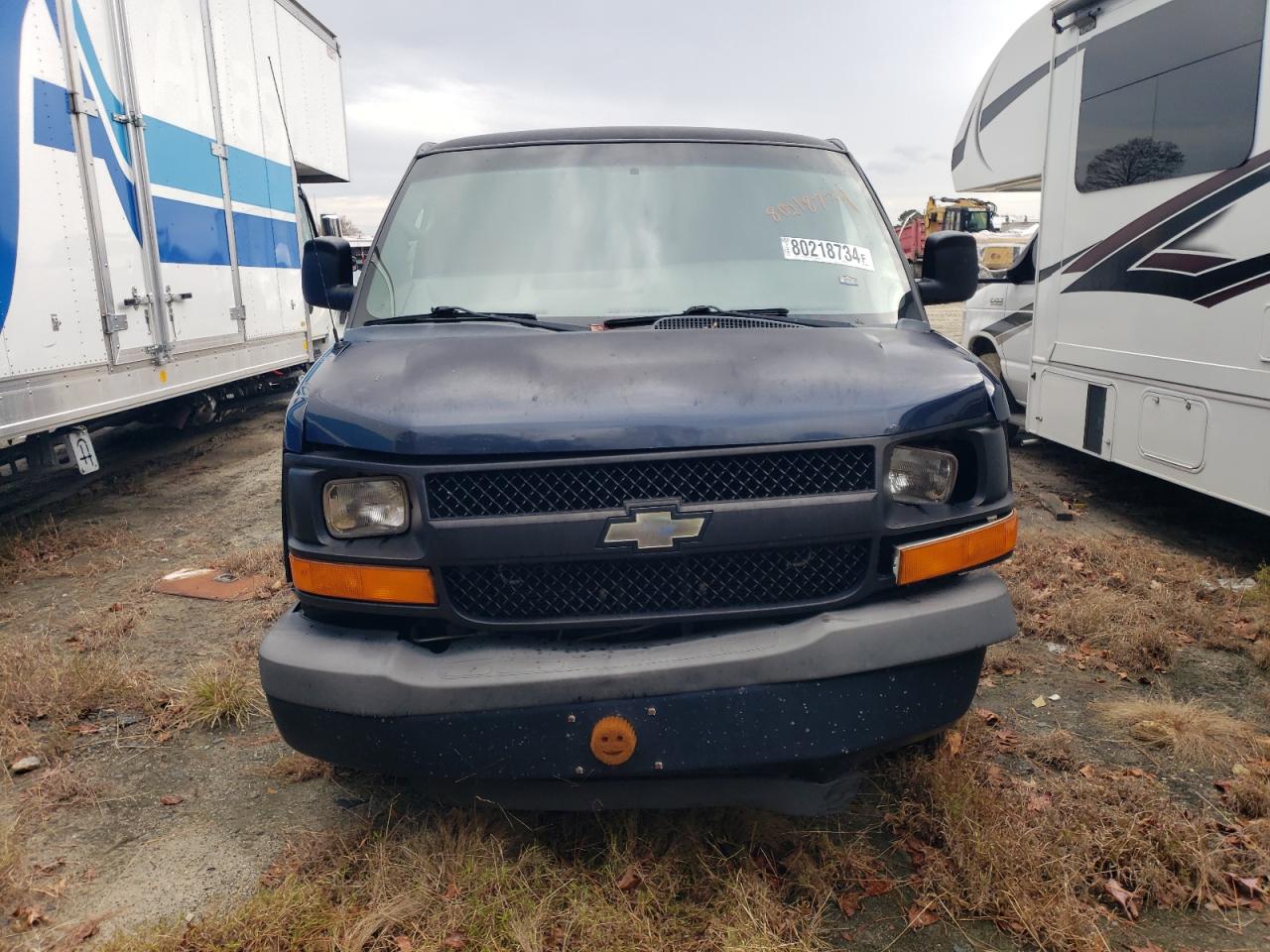 2013 Chevrolet Express G2500 VIN: 1GCWGGCG1D1107114 Lot: 80218734