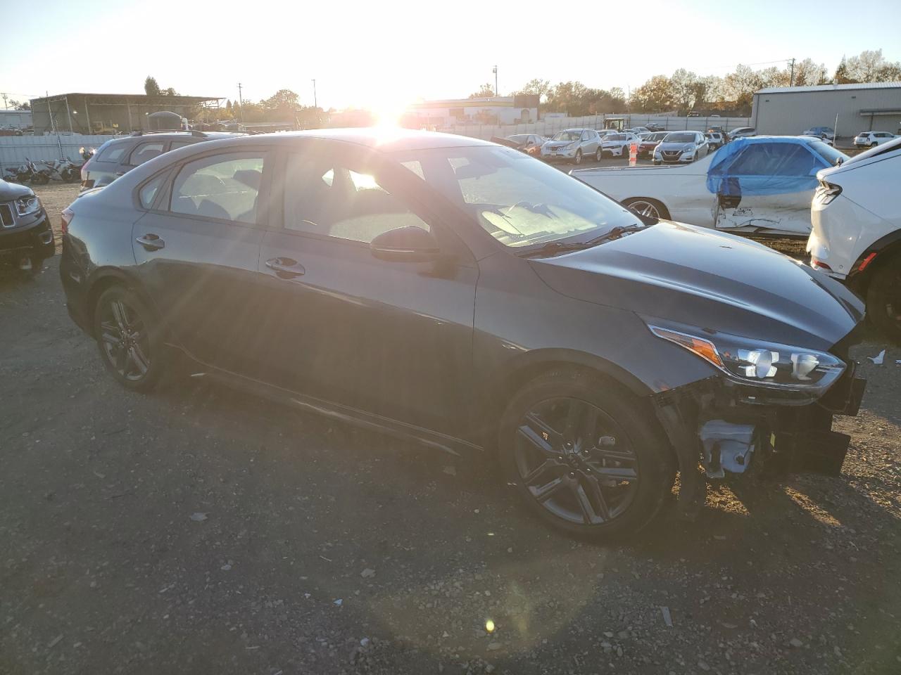 2021 Kia Forte Gt Line VIN: 3KPF34AD1ME270166 Lot: 82040084