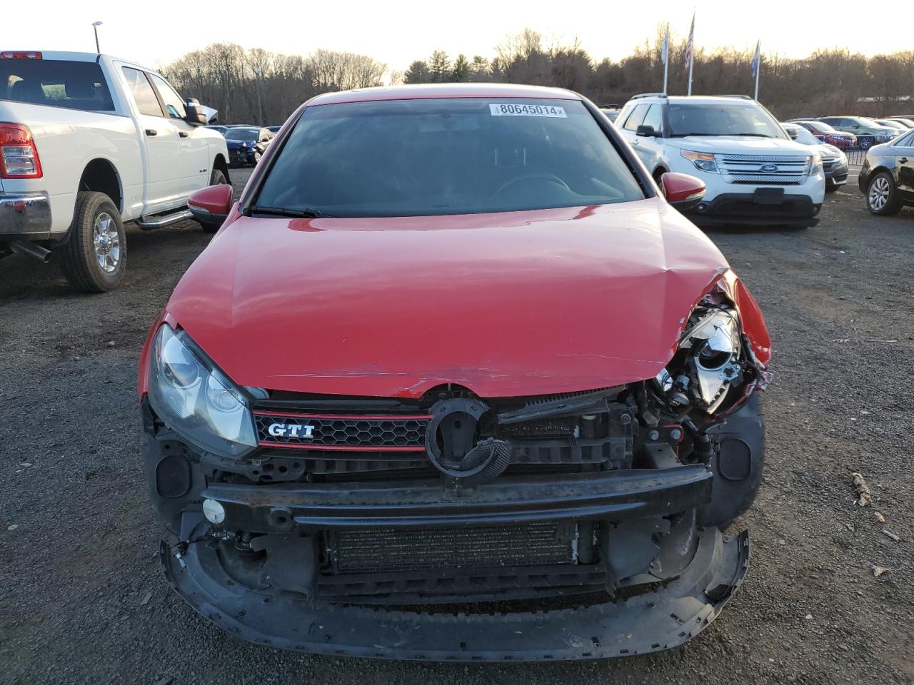 2013 Volkswagen Gti VIN: WVWFD7AJ7DW076848 Lot: 80645014