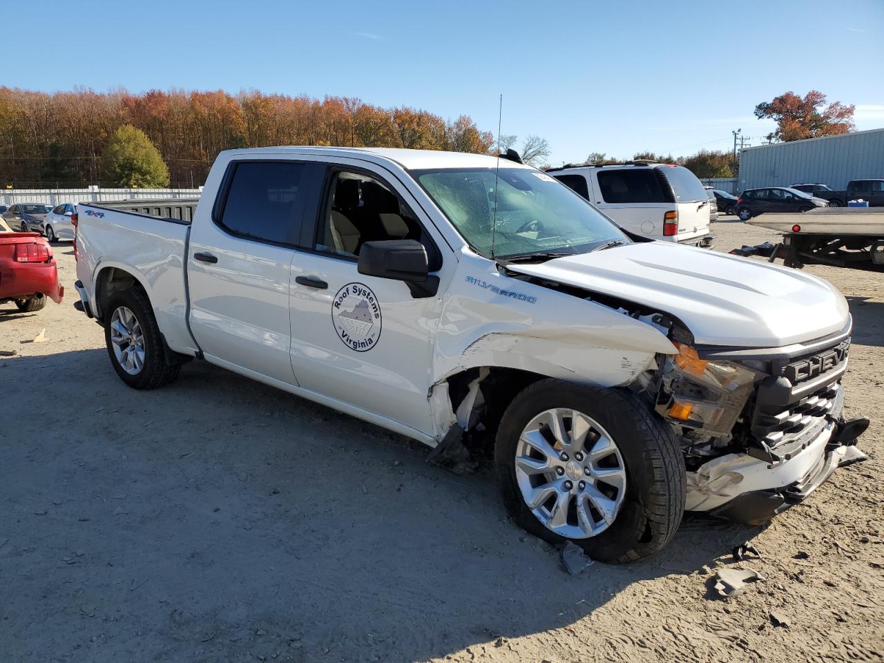 2022 Chevrolet Silverado K1500 Custom VIN: 1GCPDBEK1NZ545281 Lot: 80848474