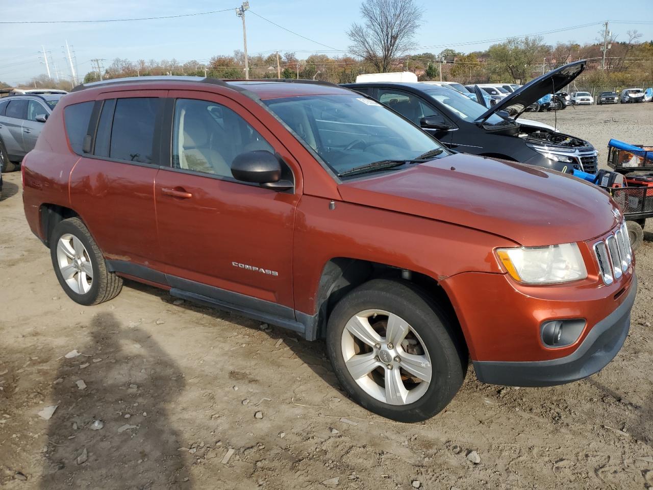 2012 Jeep Compass Latitude VIN: 1C4NJCEA1CD602232 Lot: 81256804