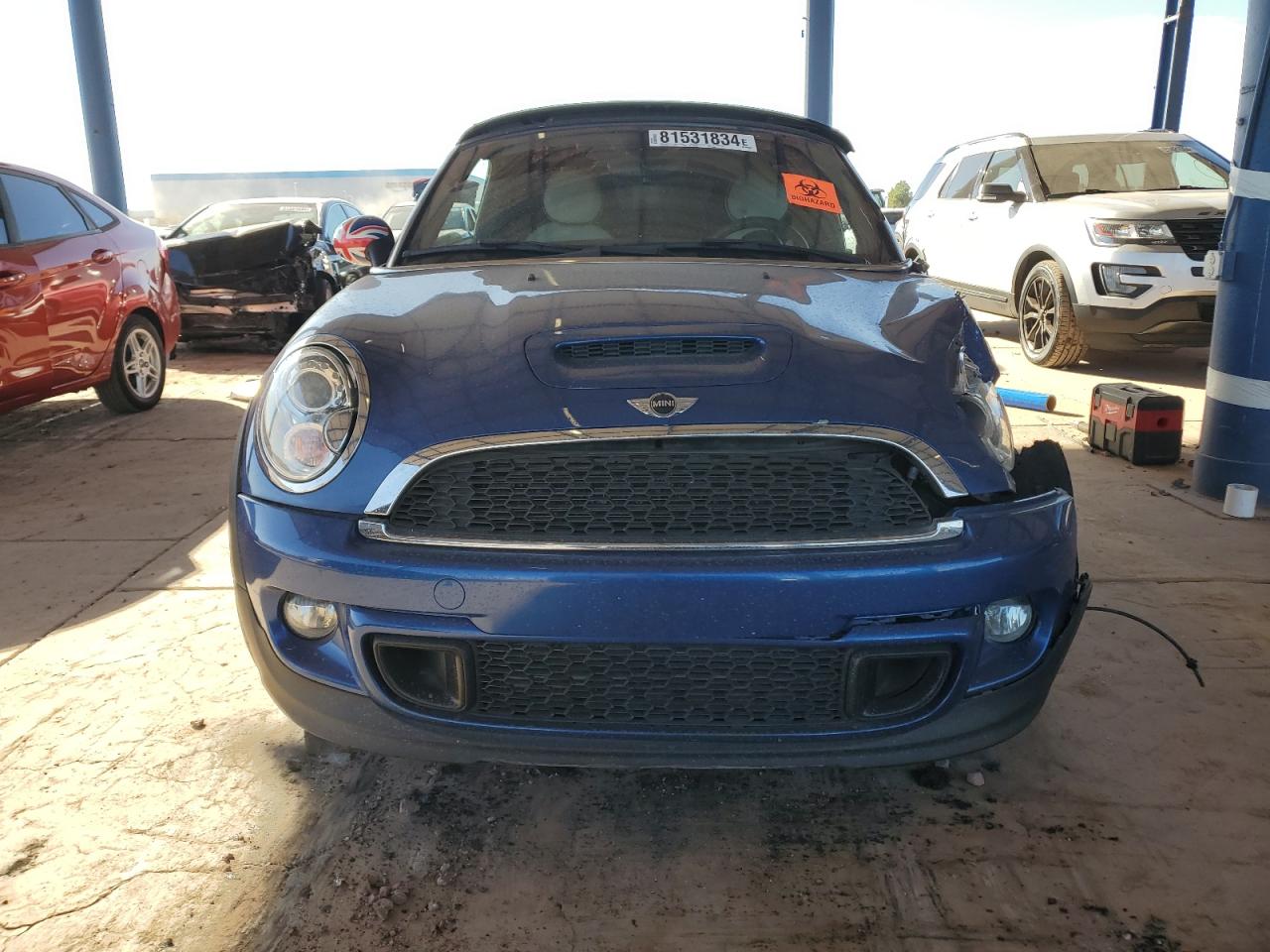 2013 Mini Cooper Roadster S VIN: WMWSY3C59DT565696 Lot: 81531834