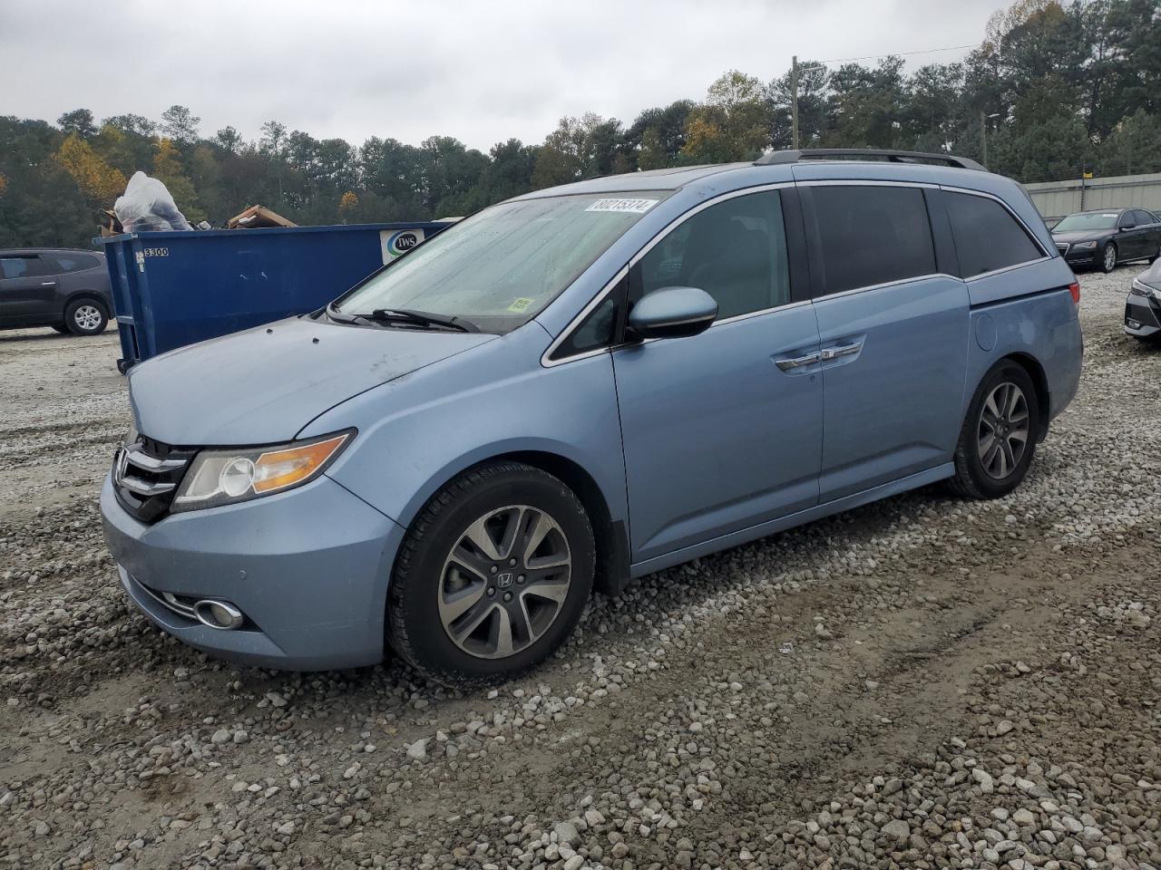 2014 Honda Odyssey Touring VIN: 5FNRL5H92EB084961 Lot: 80215374