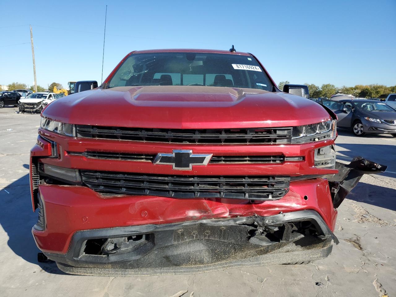 2019 Chevrolet Silverado K1500 Rst VIN: 1GCUYEED5KZ106932 Lot: 81716924