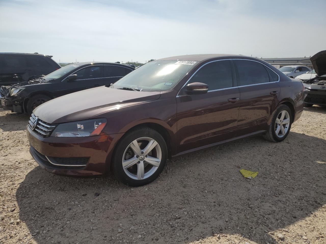 2013 Volkswagen Passat Se VIN: 1VWBN7A35DC124293 Lot: 82817694